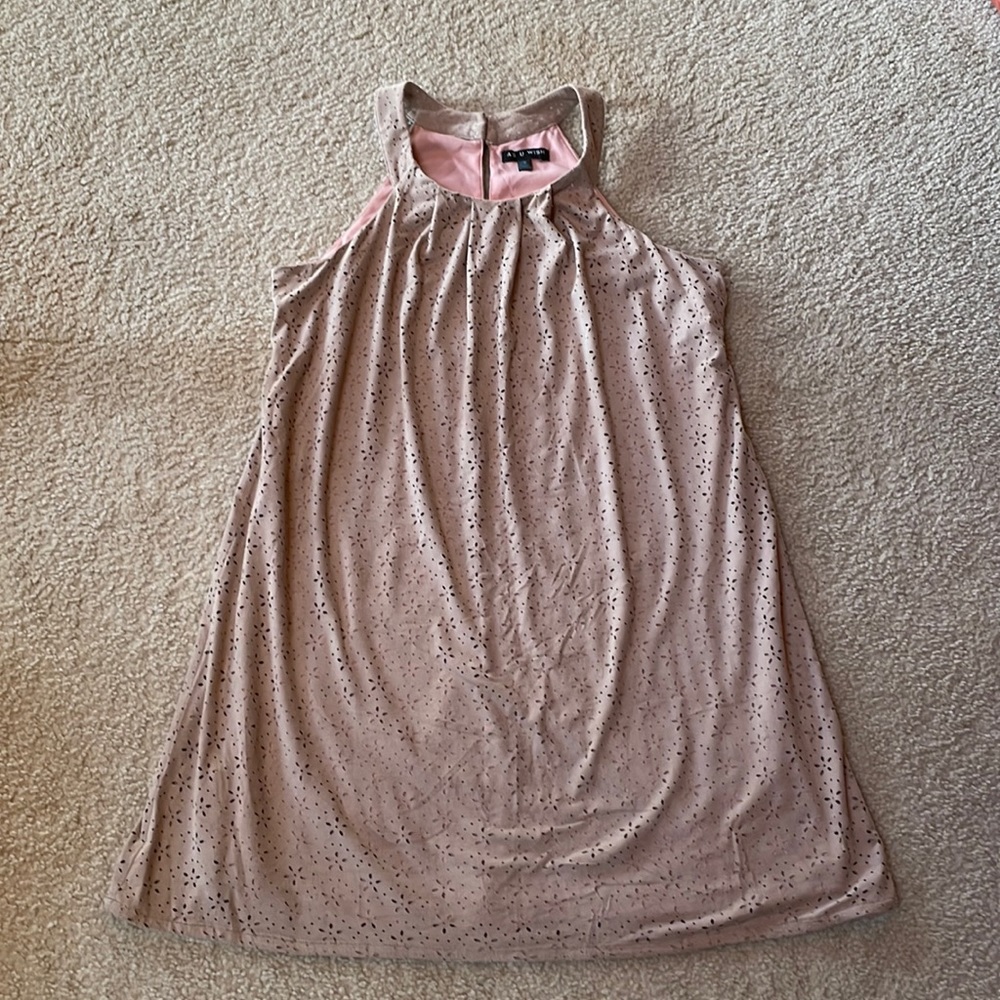 Suede dress